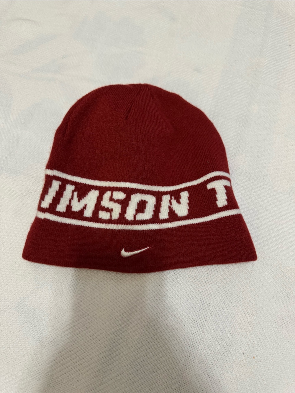 Alabama Crimson Tide Nike Crimson Knit Beanie with Orange Tag